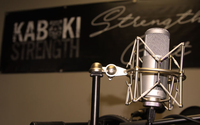 Kabuki Strength podcast studio