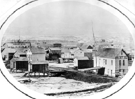 Denver's Business District- 1860