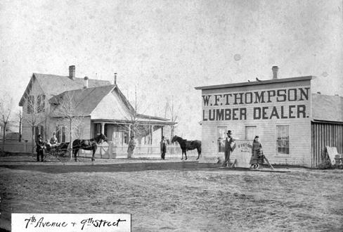 A Greeley Lumber Yard (1870's)