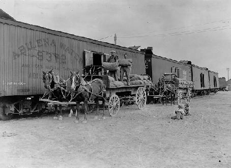 Loading a Railroad Boxcar
