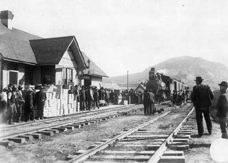 Train Arriving In Paonia