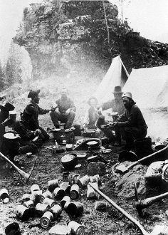 Miners In Camp