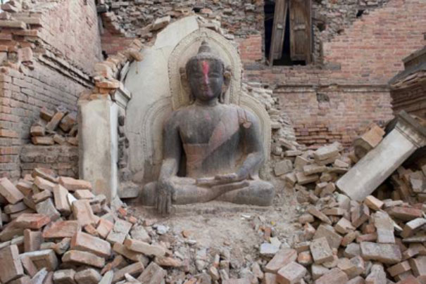 Nepal damage from earthquake