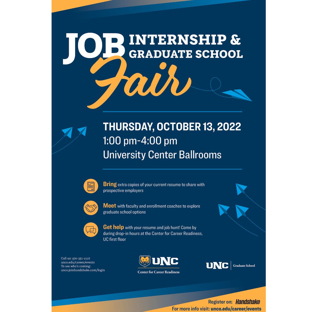 Fall Job, Internship, and Graduate School Fair