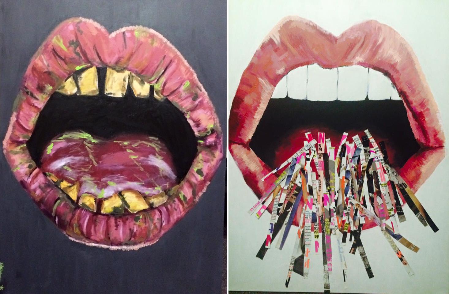 Eat Me Pretty
Paintings by Elizabeth Kelly
