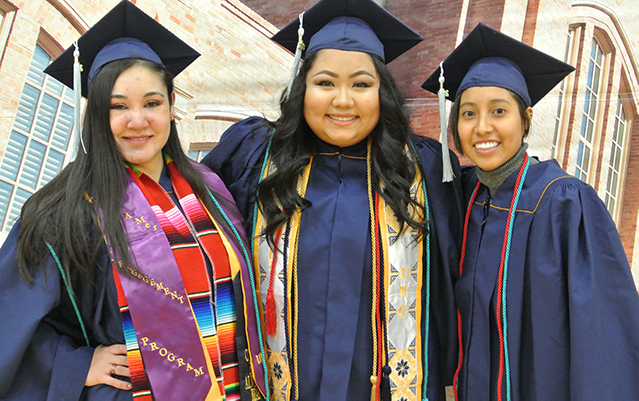Three Cumbres graduates at commencement