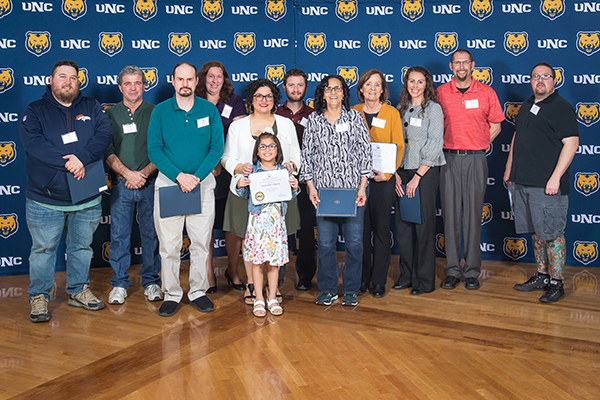 10-year service award recipients