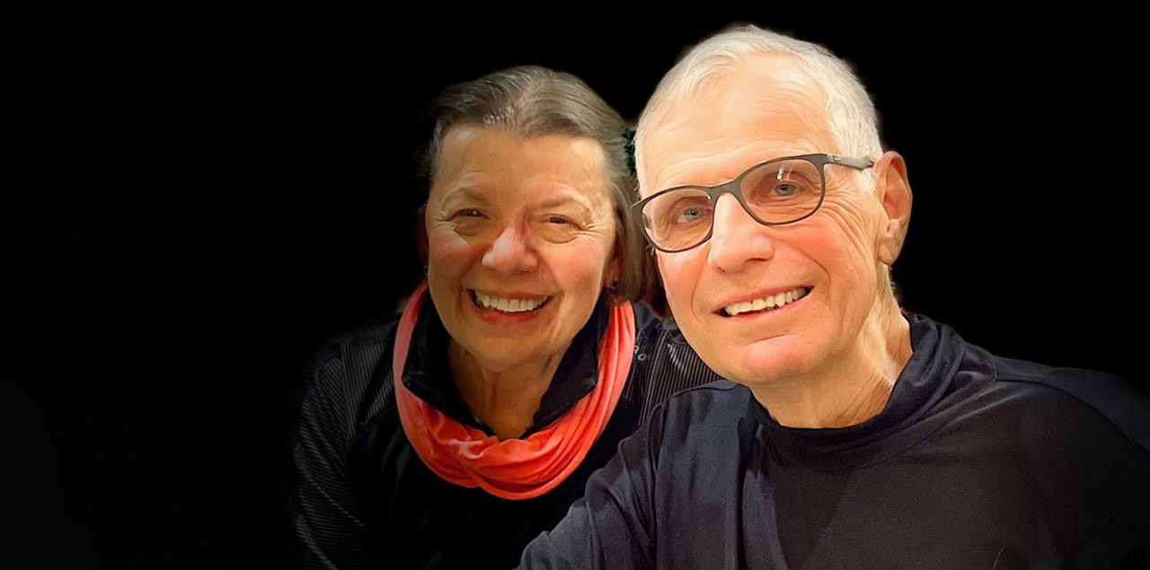 Larry and Connie Wiget smiling.