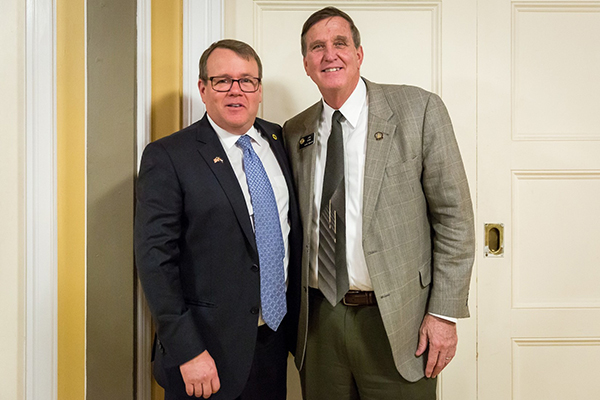 President Feinstein and John Cooke