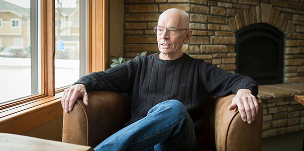 jim bowman sitting in an arm chair