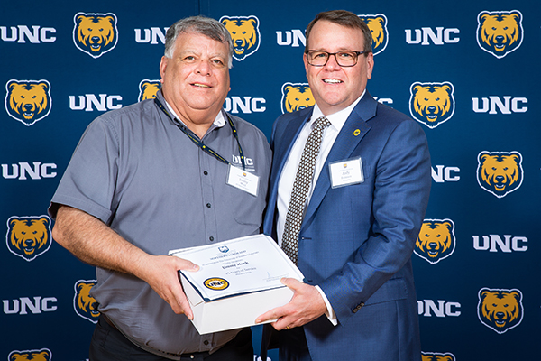 Jimmy Mock 35 year service awardee