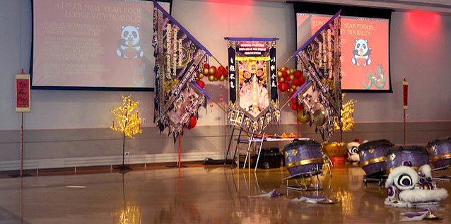 Decorations for Lunar New Year celebration