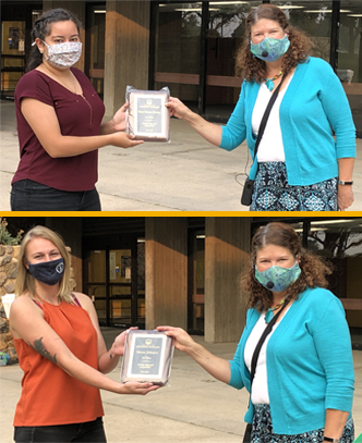 Second and third place winners of mcnair research