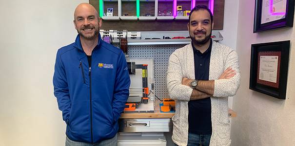 UNC Faculty Members Daniel Brannon, Ph.D., and Moe Manshad, Ph.D.