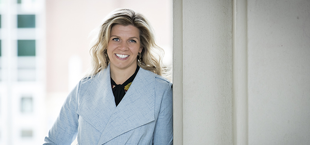 Stephanie Klixbull on UNC campus