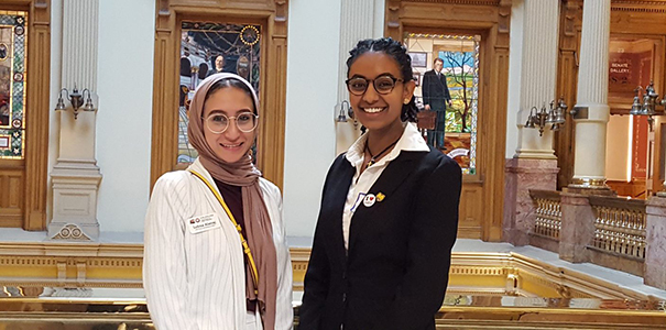 UNC Students Attended International Education Celebration at Capitol