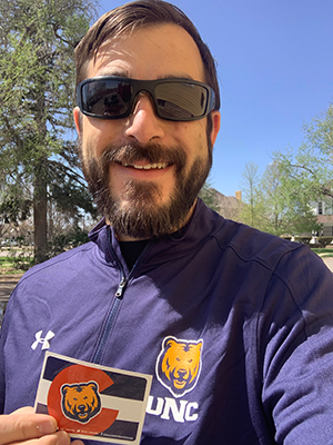 Daniel Garcia received a UNC care package