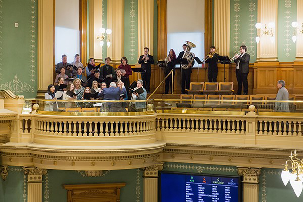 UNC Choirs performing