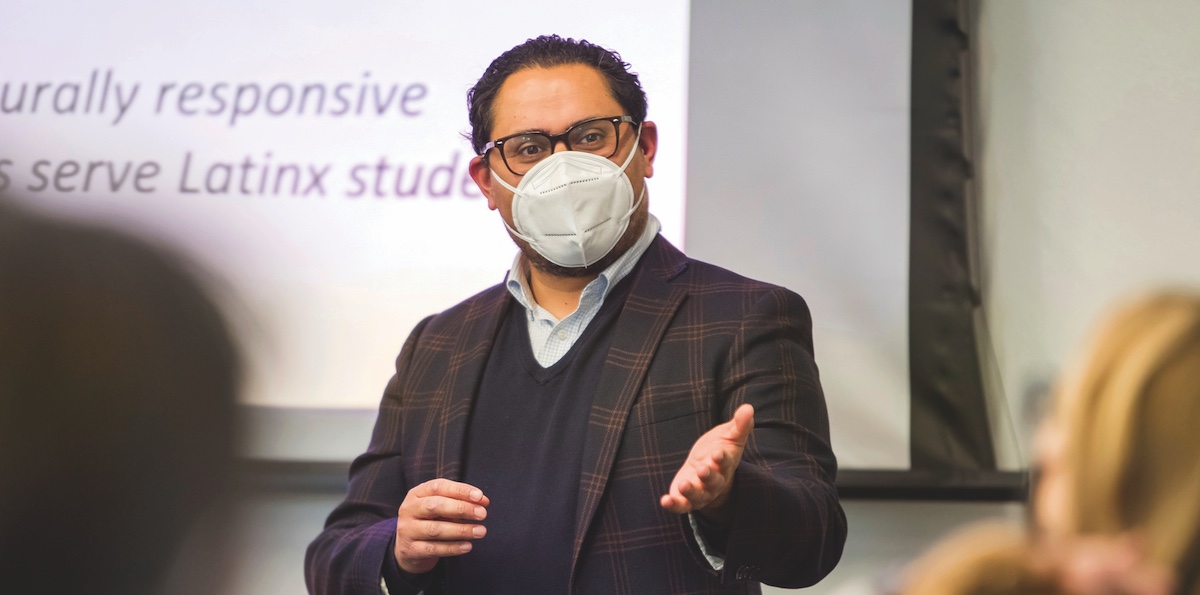 Speaker during UNC's 