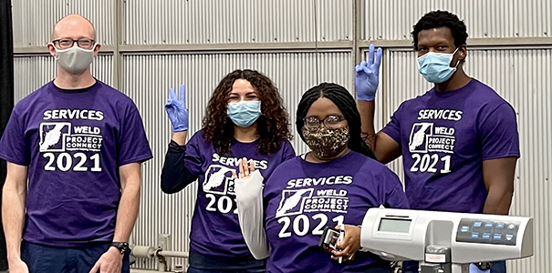 UNC nursing students