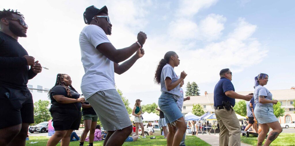 Students Dancing