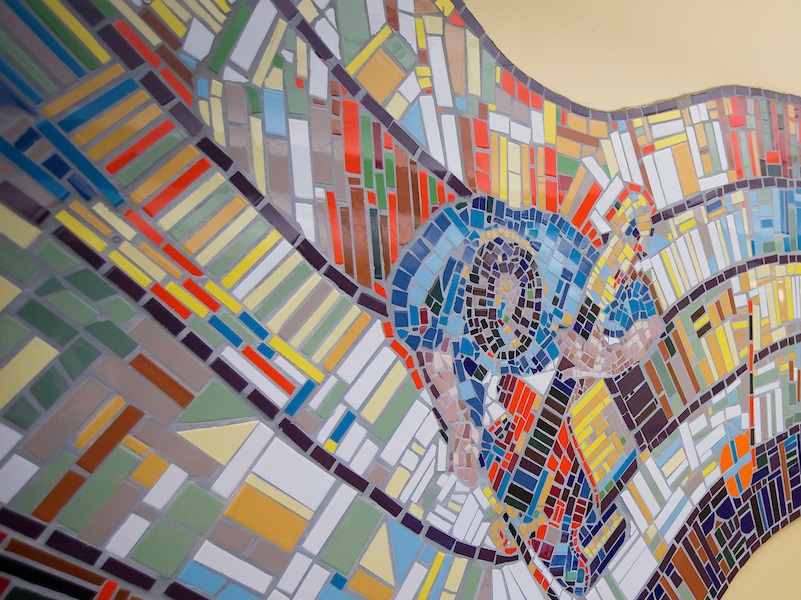 Mural in Skinner Music Library