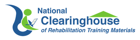 The logo for the National Clearinghouse of Rehabilitation Training Materials