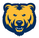 Blue/Gold UNC Bear Mascot.