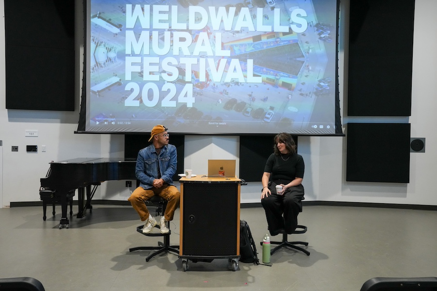 2024 Arts Entrepreneurship Foundry showcase of Weldwalls Mural festival.