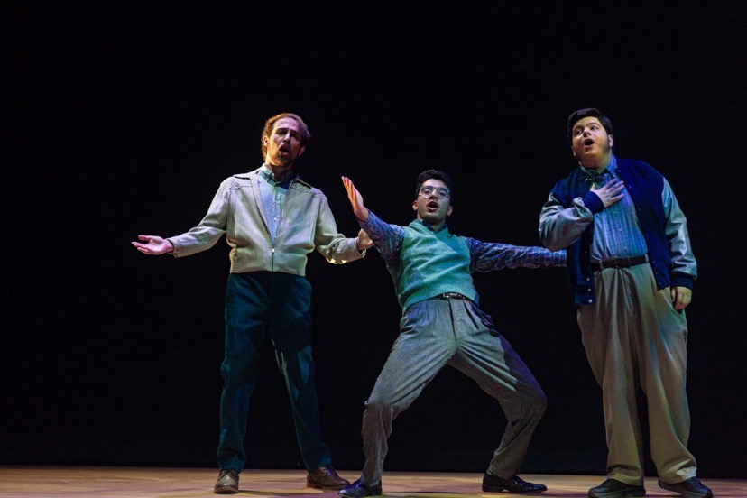 Students performing opera in Il Mondo della Luna.