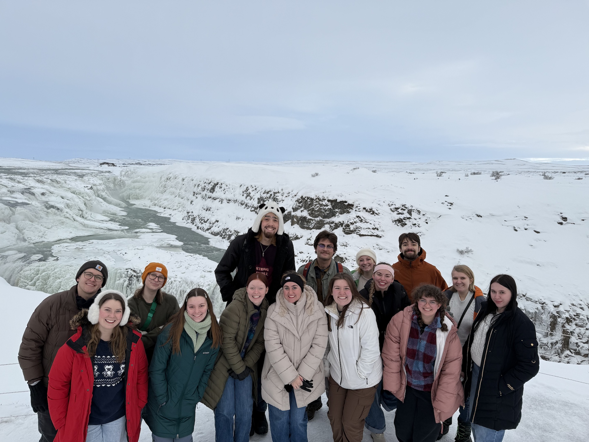 Musical theatre students in Iceland.
