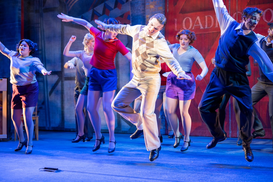 Theatre students performing in 42nd Street in 2025.