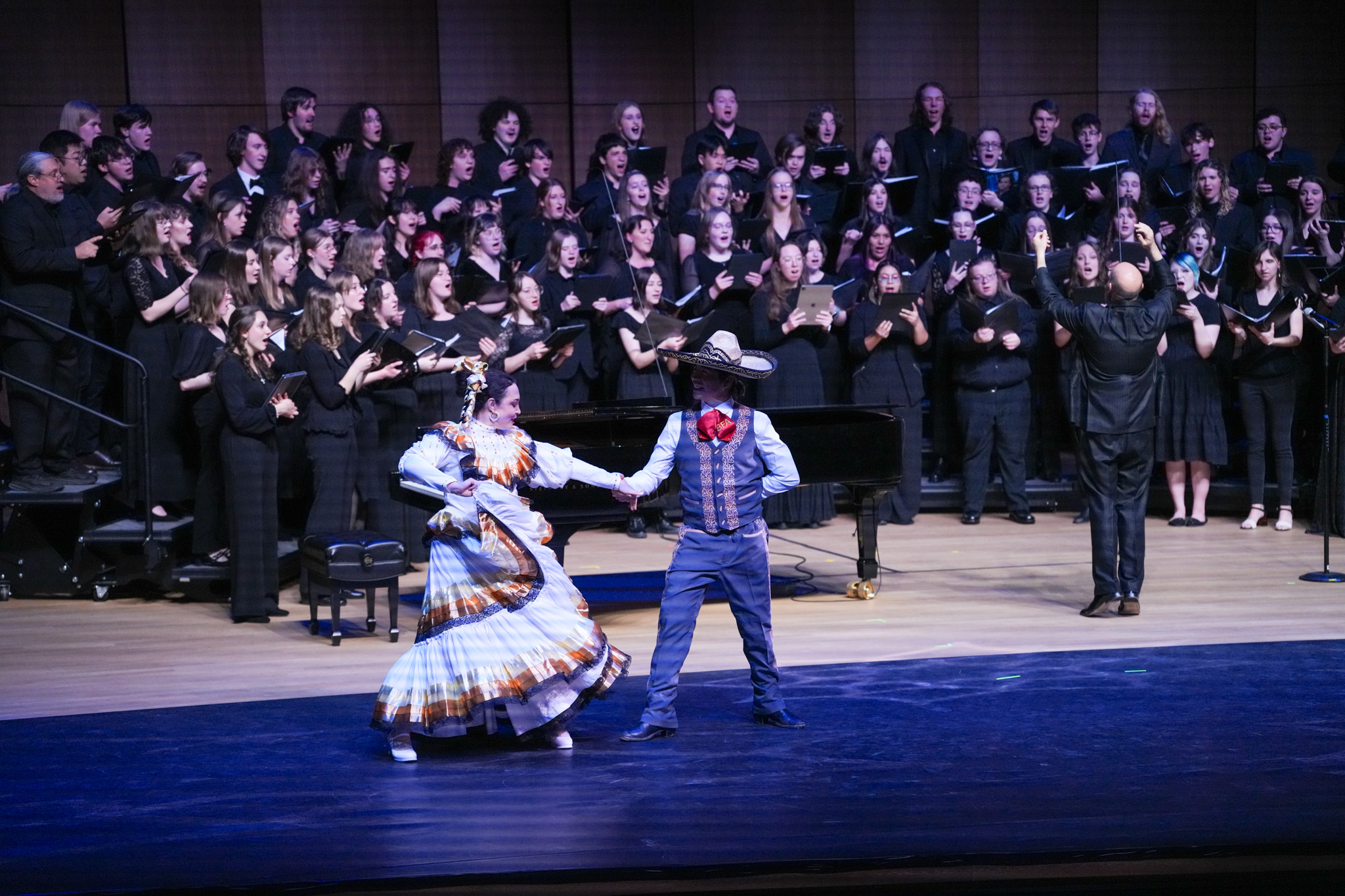 UNC Choir performing the concert, Voces de Mexico.