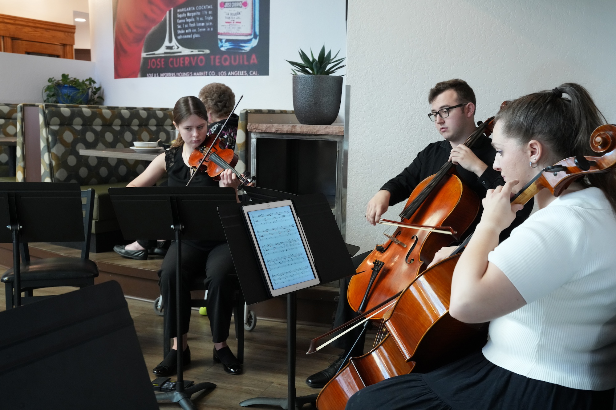 Small Ensemble performing in Day of Art 2024.