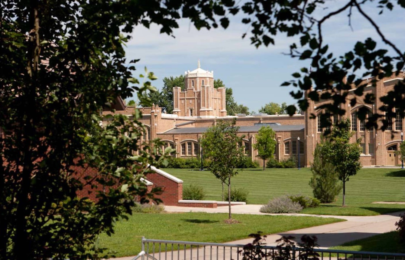 Gunter Hall, viewed from afar.