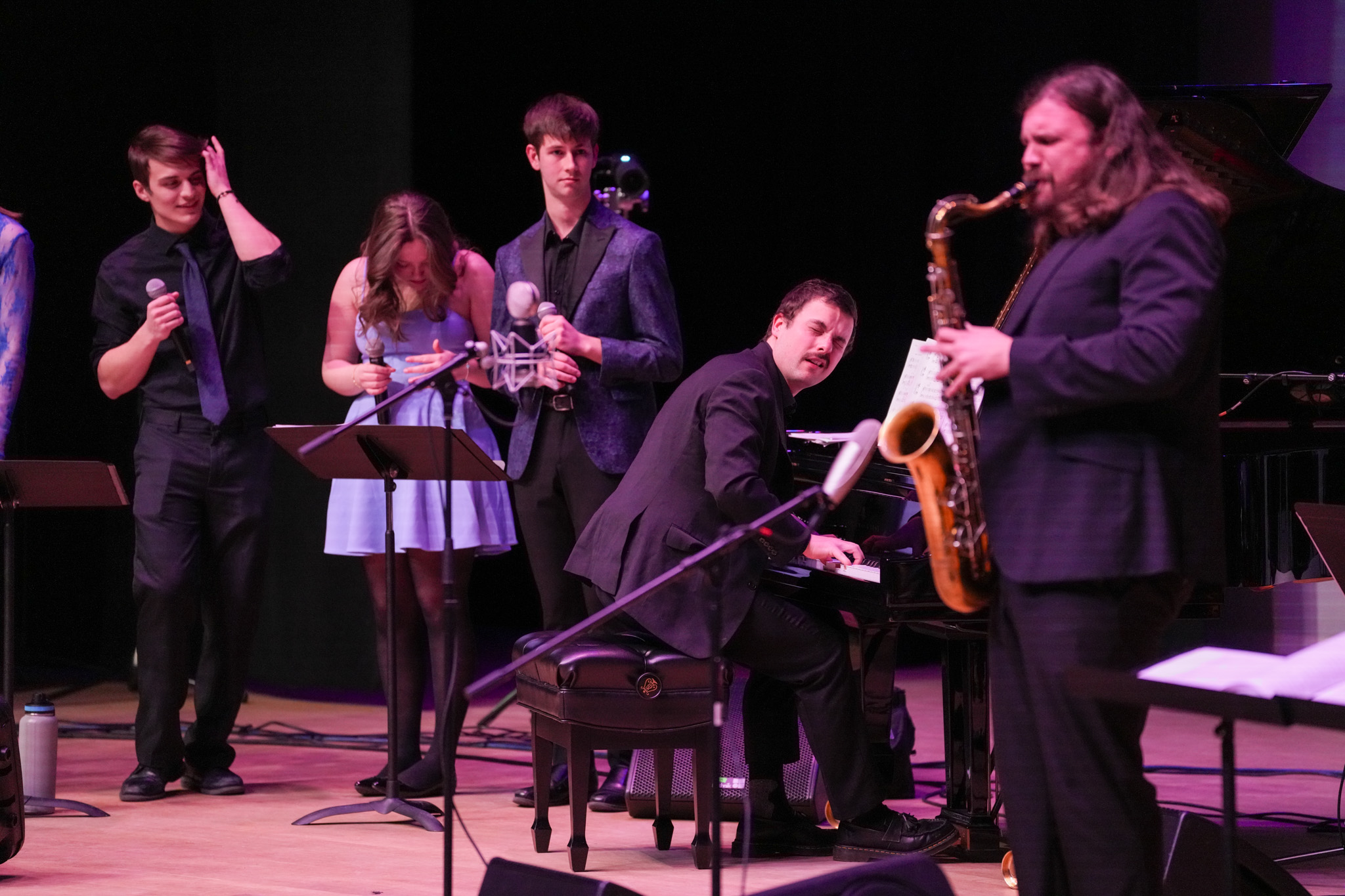 UNC Jazz ensembles performing in Reverence & Rhythm concert.