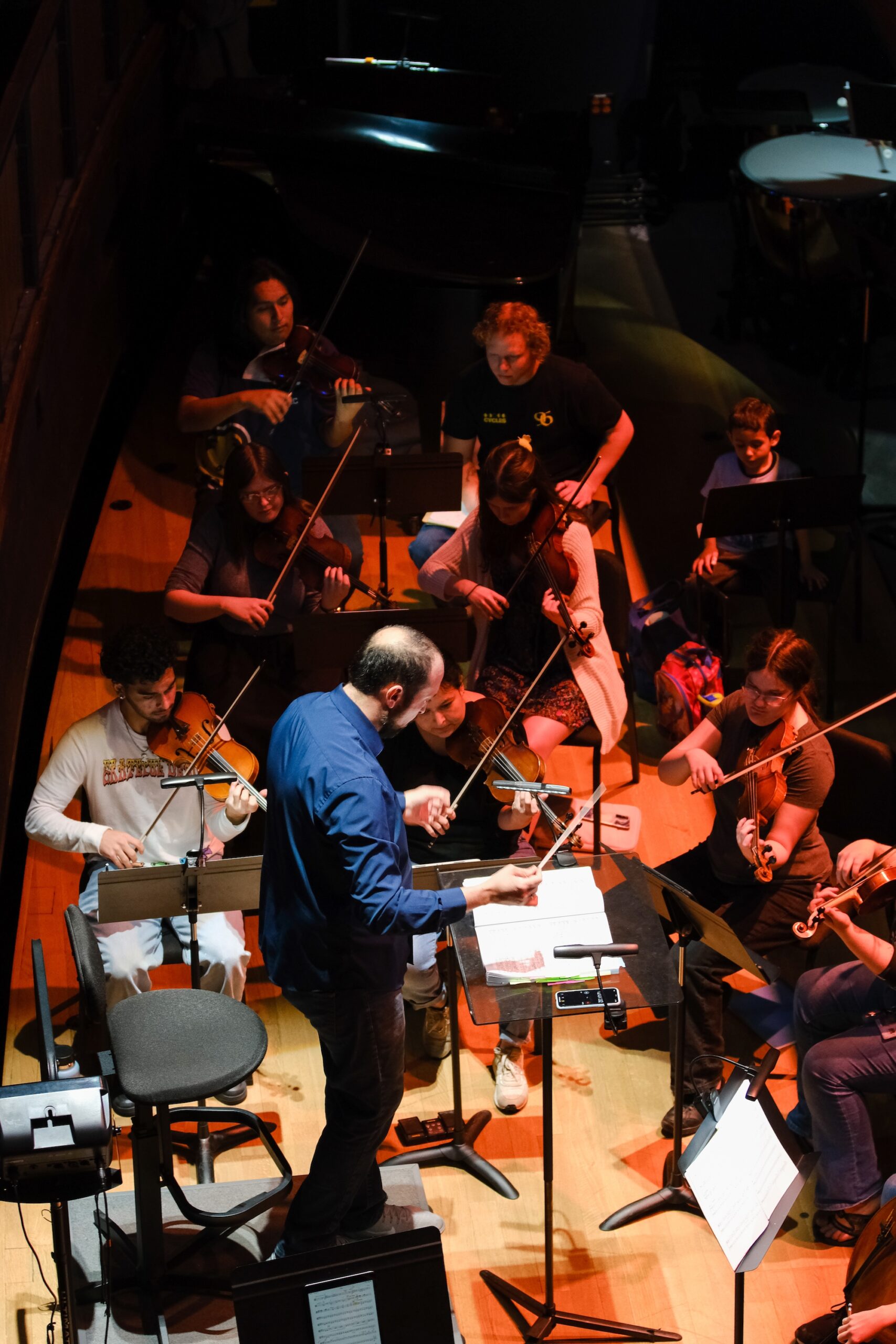orchestra in pit for opera.