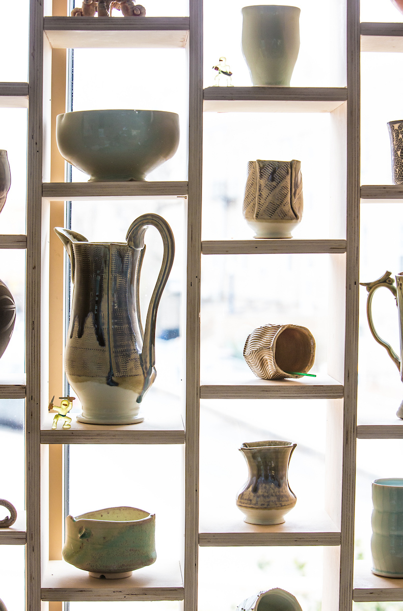 School of Art and Design pottery from 2016.
