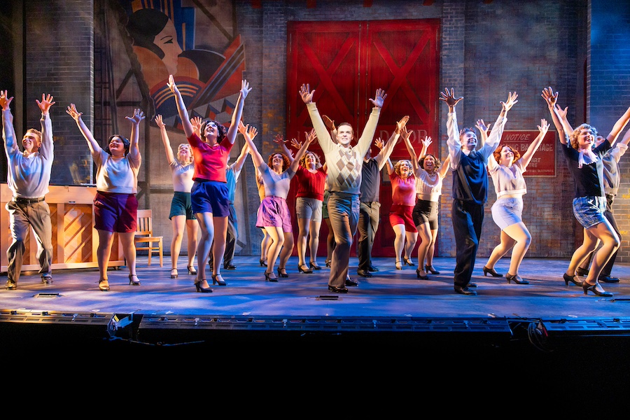 Theatre students performing in 42nd Street in 2025.