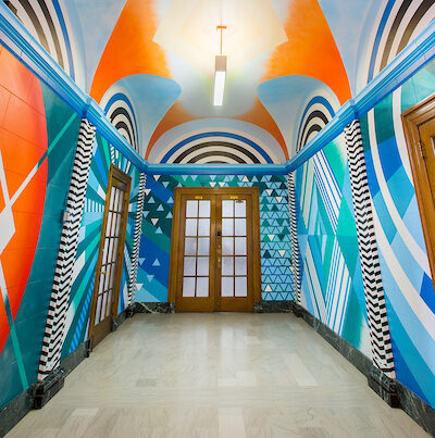 Crabbe Hall mural.