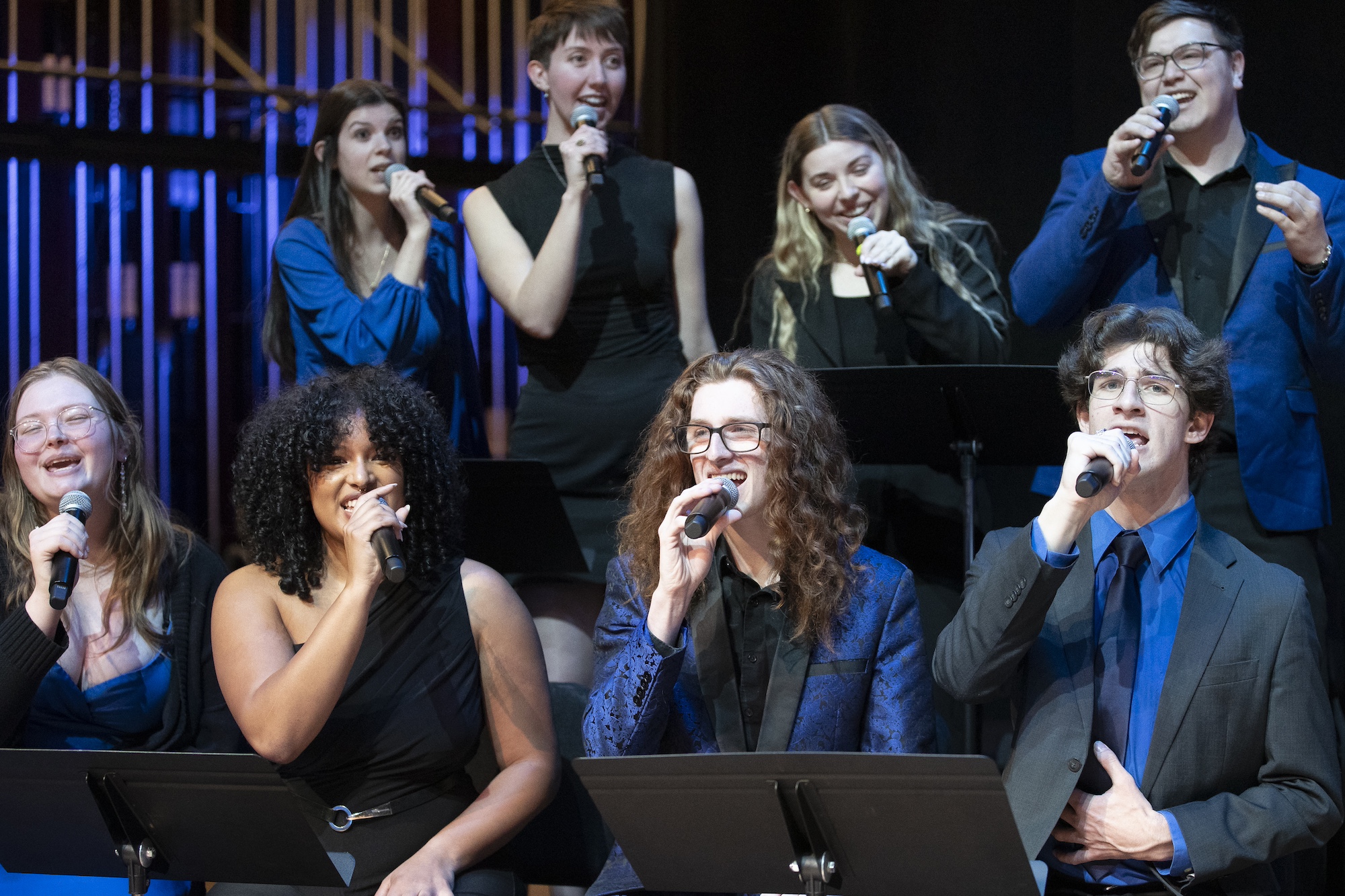 Jazz fest 2024 vocal ensemble.