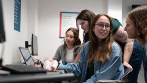 PhD. students participating in clinic training.