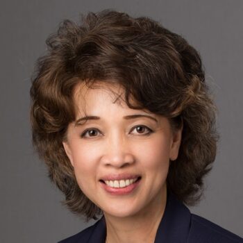 A portrait of Ginny Huang.