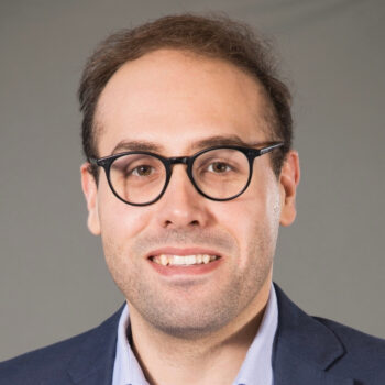 A portrait of Brandon Parker.