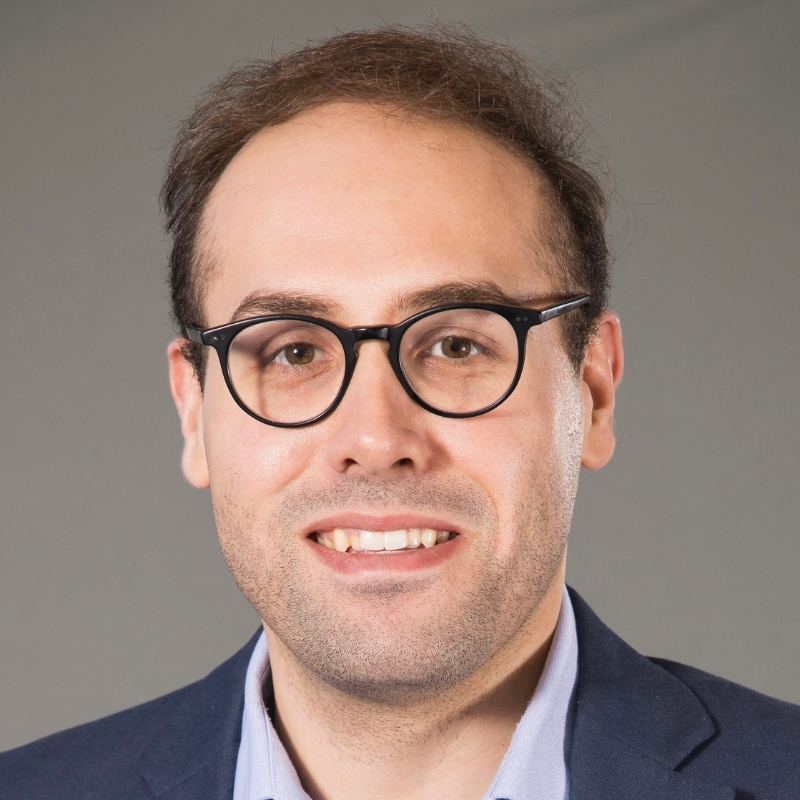 A portrait of Brandon Parker.