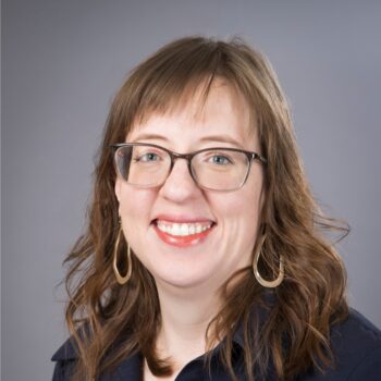 A portrait of Kelly Trinch.