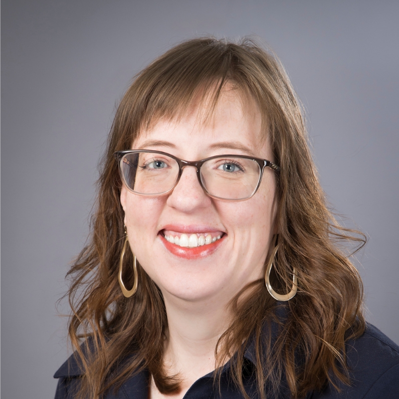 A portrait of Kelly Trinch.