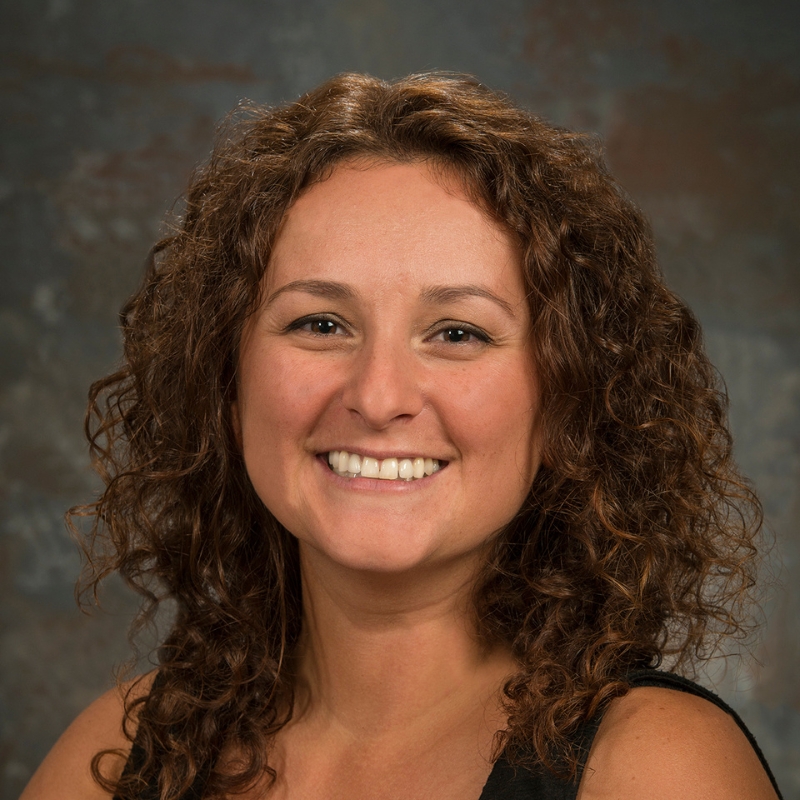 A portrait of Angela Weingartner.