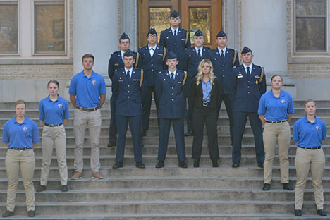 Silver Wings Member Group Photo on Steps.