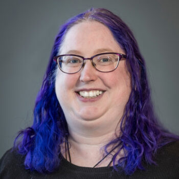 A portrait of Laura Anderson.